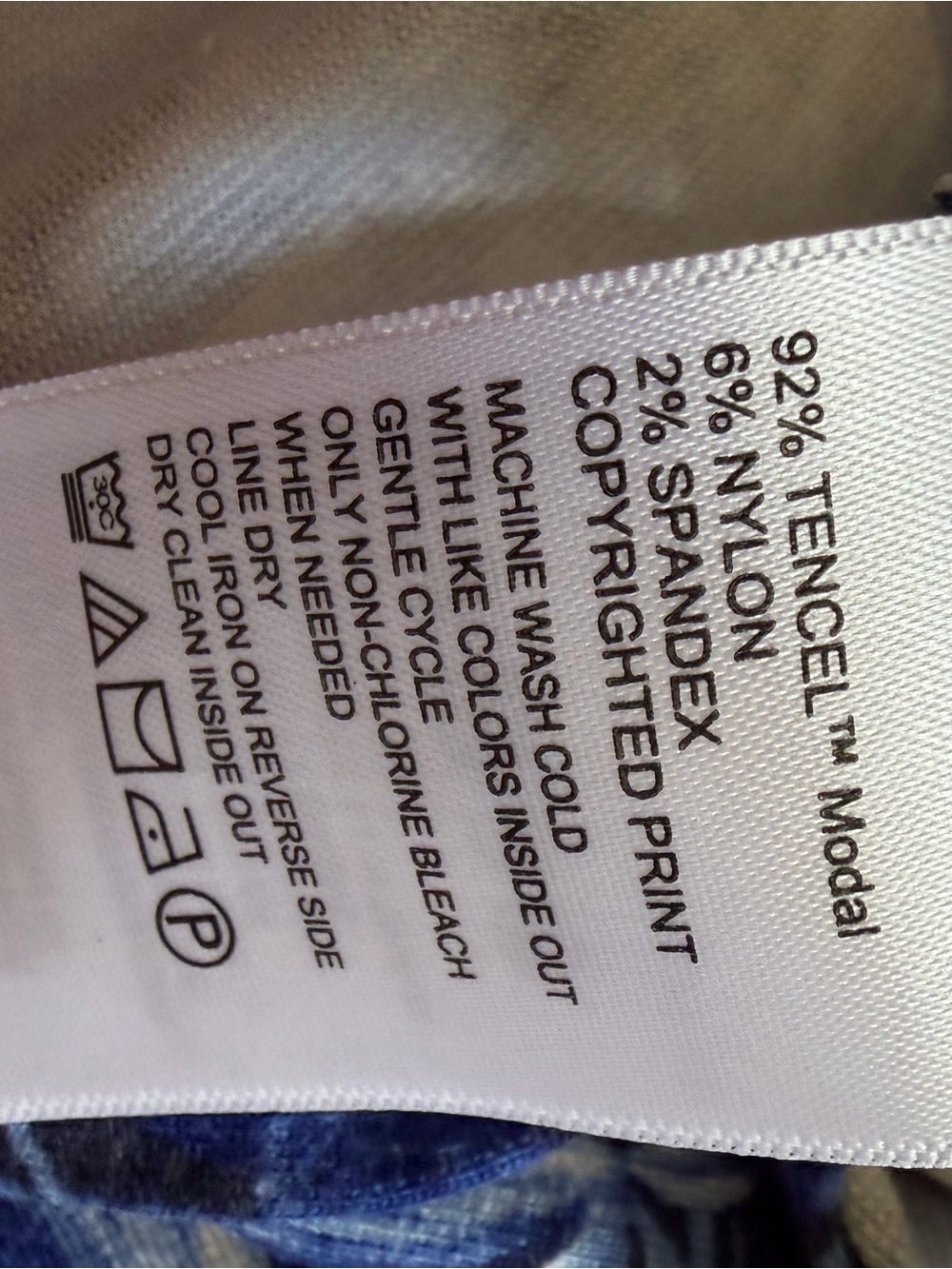 Tommy Bahama Blue and White Tropical sundress size XS - Picture 7 of 7